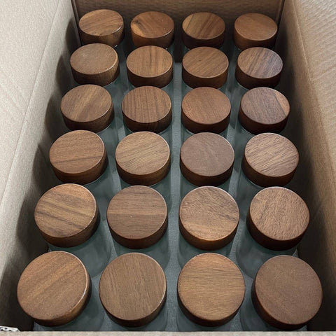 Spice Jar with Sifter, 4 oz (120 ml), Round Glass, Bamboo lid - Aleta Farms
