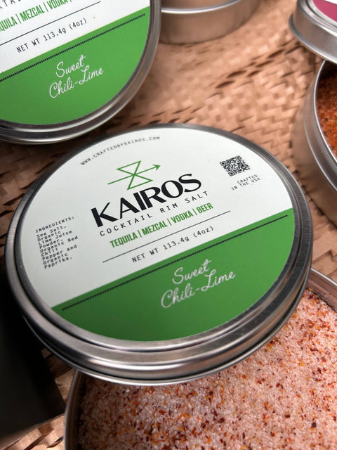 Smoked Bacon + Sriracha Cocktail Rim Salt - Kairos Artisan Blends