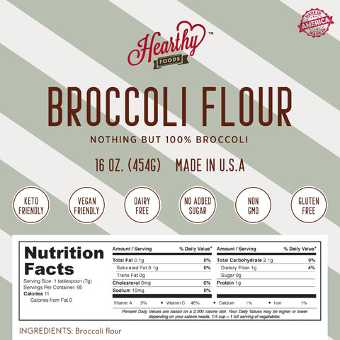 Broccoli Flour, 8oz - Hearthy Foods