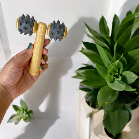 Bamboo Body Rolling Massage Tool - Bamboo Switch