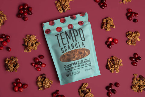 Cranberry Pecan Almond Granola, 11 oz - Tempo Granola