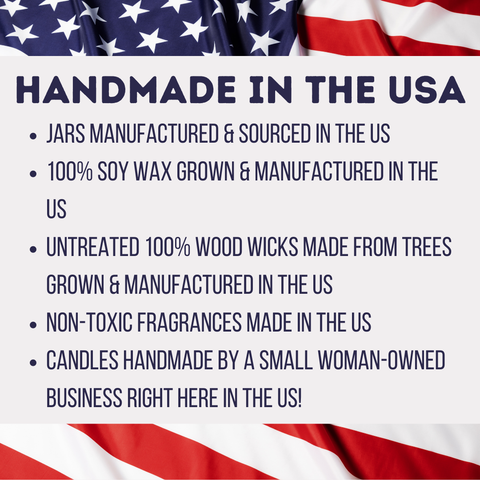 Farmhouse Christmas Candle, 8 oz, 100% Soy Wax, Wood Wick - Woodsy Wicks