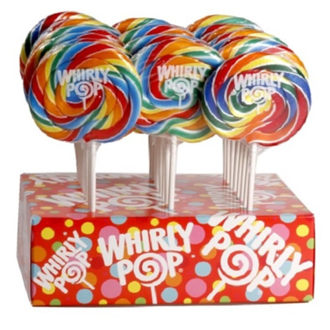 Whirly Pops Rainbow Lollipop 1.5oz - Candy Barn Express