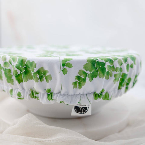 Reusable Dish Cover, Extra Small, Maidenhair Fern - Wild Clementine Co.