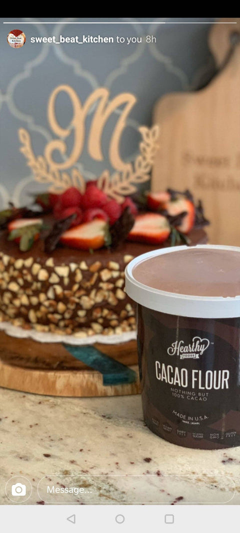 Cacao Flour, 1 lb - Hearthy Foods