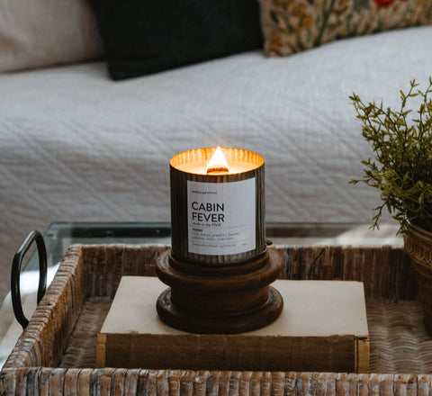 Spruce It up Rustic Vintage Farmhouse Wood Wick Candle - Christmas: 10oz - Anchored Northwest