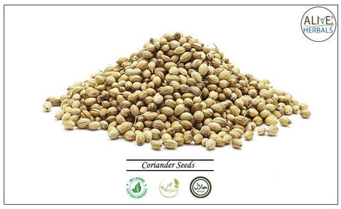 Coriander Seeds: 10 oz - Alive Herbals