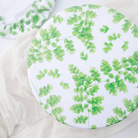Reusable Dish Cover, Extra Small, Maidenhair Fern - Wild Clementine Co.