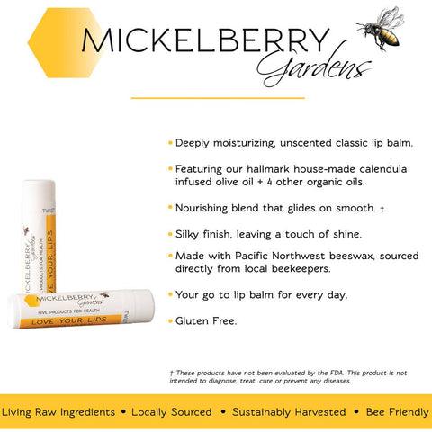 Love Your Lips Balm: Regular - Mickelberry Gardens