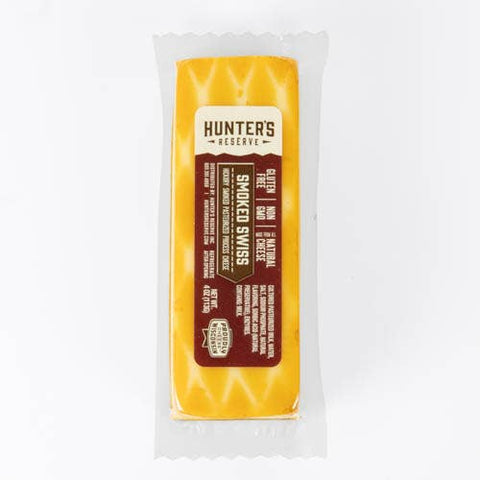 Smoked Swiss, 4oz Cheese Bar, Shelf Stable - Hunter's Reserve