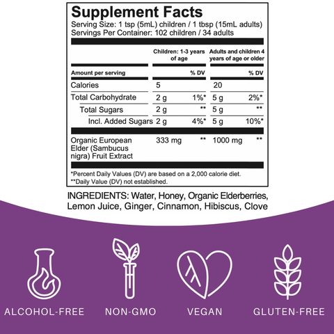 Elderberry Syrup 8.5 oz - Elderlane™