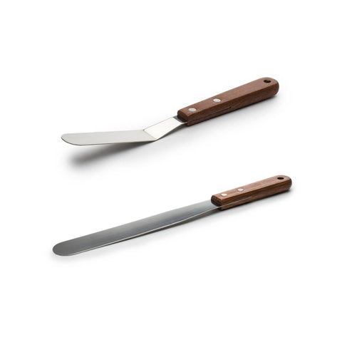 Stainless Steel Icing Spatula and Smoother, Set of 2 - Fox Run Brands