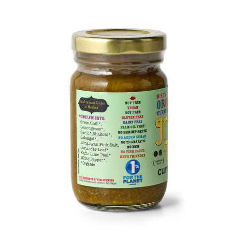 Green Thai Curry Paste, 4.25 oz, ORGANIC - Mike's Organic Curry Love