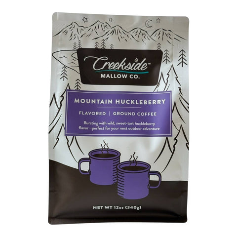 Mountain Huckleberry Ground Coffee, 12 oz - Creekside Mallow Co.