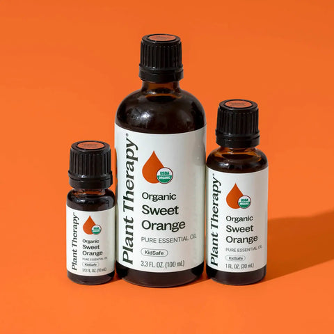 Organic Sweet Orange Essential Oil, 10 ml - Plant Therapy