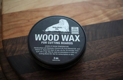 Wood Wax for Cutting Boards, 3oz - Walrus Oil