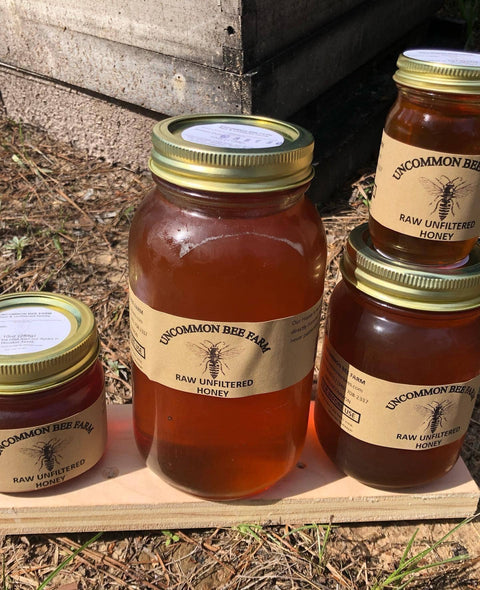 Raw and Unfiltered Honey, 10 oz - Uncommon Bees