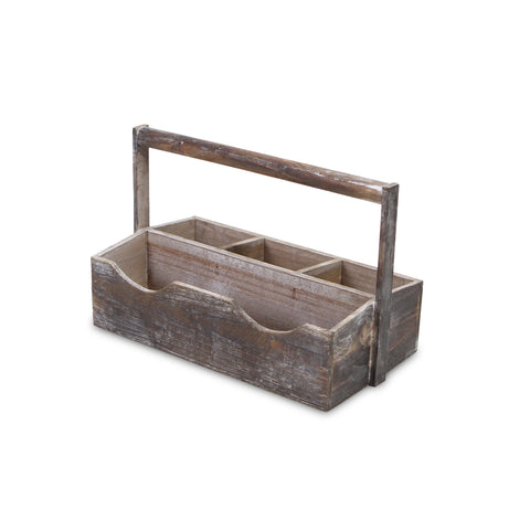 Nicola Wooden Decorative Caddy: Large - Cheungs Home Decor