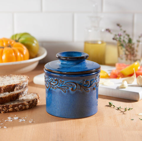 Butter Bell Crock - Antique Denim Blue - The Original Butter Bell® Crock