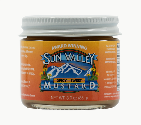 Spicy-Sweet Mustard, 3oz - Sun Valley Mustard