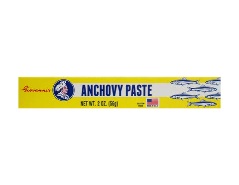 Anchovy Paste, 2 oz Tube, made in USA - Giovanni's