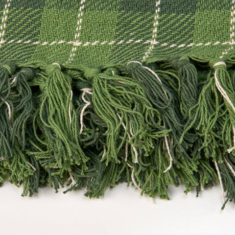 Green Tartan Throw, 50"x60" - Primitives by Kathy