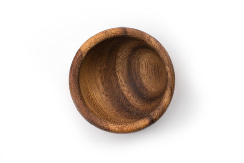 Ironwood Condiment Cup, Acacia Wood, 2.75" x 2.75" x 1.5" - Fox Run Brands