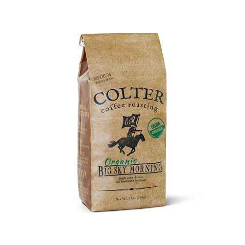 Organic Big Sky Morning - 12oz Whole Bean - Colter Coffee Roasting