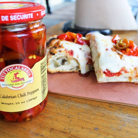 TuttoCalabria Sliced Calabrian Chili Peppers | 10 oz.: Single Jar (10 oz.) - Wholesale Italian Food