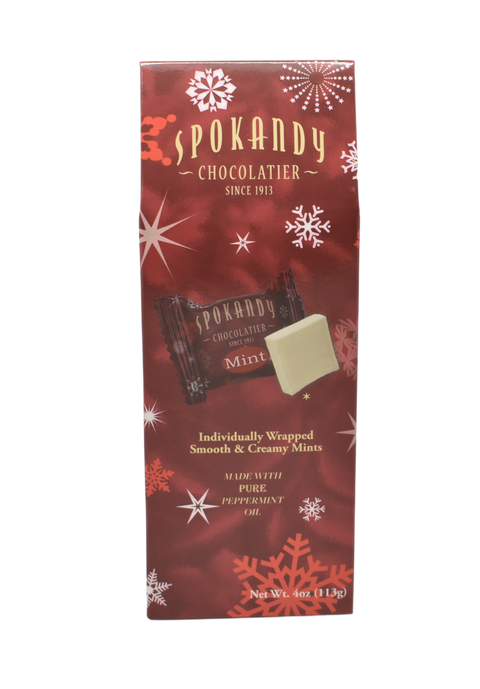 Winter Mint Tote, 4 oz - Spokandy Chocolatier