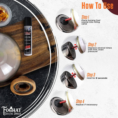 Foghat™ Culinary Butane - Odorless & Tasteless, 60 ml - ThousandOaksBarrelCo.