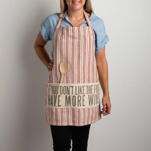 More Wine Apron - Primitives by Kathy
