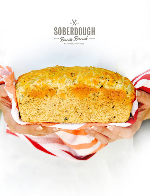 Cheesy Garlic Bread - Soberdough