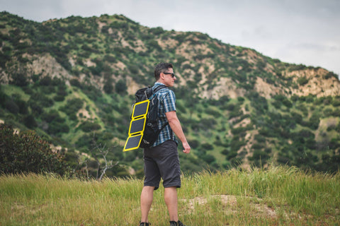 25W Portable Solar Charger + 2x 10k mAh Powerbanks - SunJack