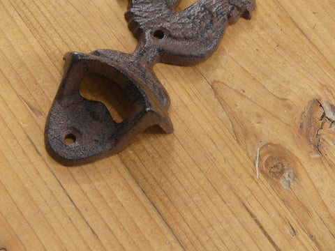 Rooster Wall Mount Bottle Opener - Midwest Craft House