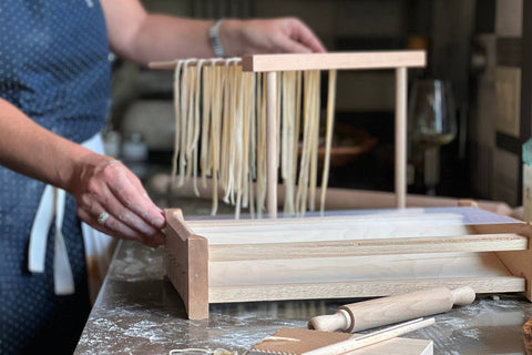 Italian Pasta Chitarra with Rolling Pin: Small - Verve Culture