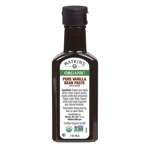Organic Pure Vanilla Bean Paste, 2 oz - The Watkins Co.