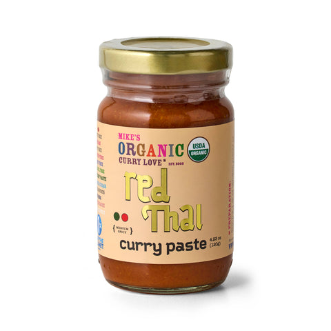 Red Thai Curry Paste, 4.25 oz, ORGANIC - Mike's Organic Curry Love