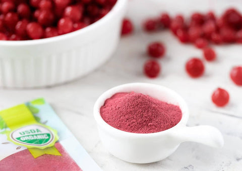 Organic Cranberry Powder – Non-GMO, Unsulfured, Raw, Vegan: 0.5 Pound - Food To Live