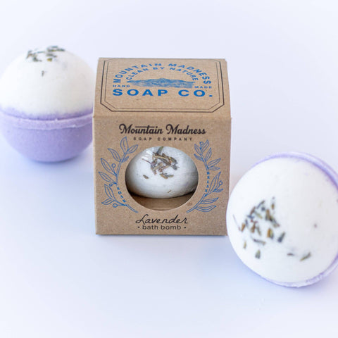 Lavender Bath Bomb - Mountain Madness Soap Co.