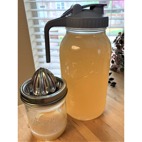Stainless Steel Juicing Lid for Wide Mouth Mason Jars - Mason Jar Lifestyle