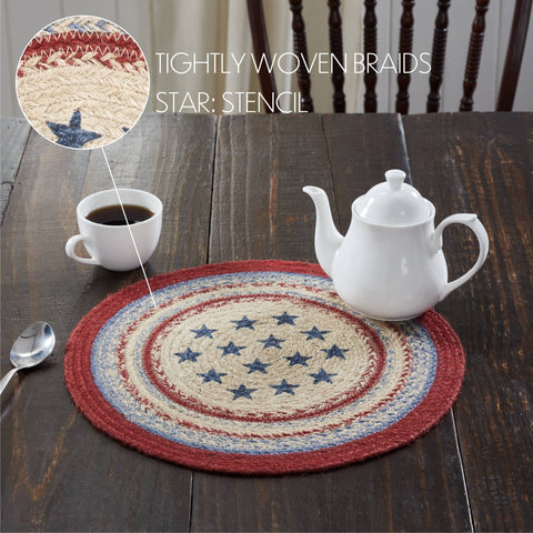 Celebration Jute Trivet, 15 in - VHC Brands