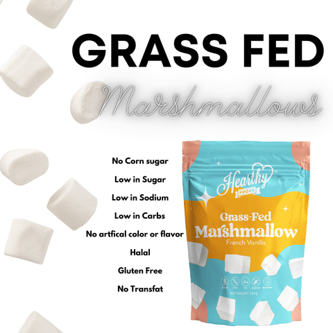 Grass-Fed Gelatin Marshmallows: Vanilla - Hearthy Foods