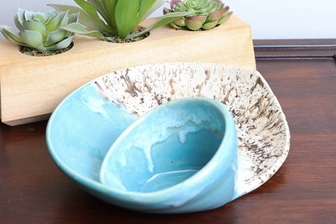 Artisan Swirly Bowls, 8.5 to 9 in - Sawdust and Clay