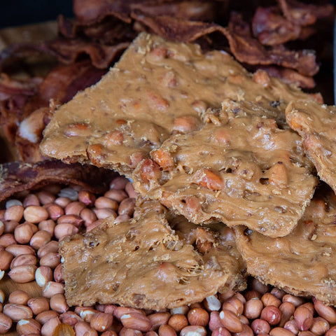 Bacon Peanut Soft Brittle, 4oz - Robinson Confections