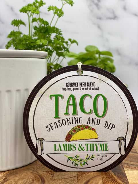 Taco Dip and Seasoning - Lambs & Thyme