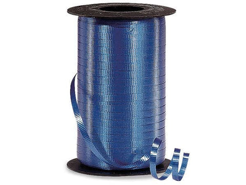 Poly Curling Ribbon: Royal Blue Curling, 3/8"x250 yards - Nashville Wraps