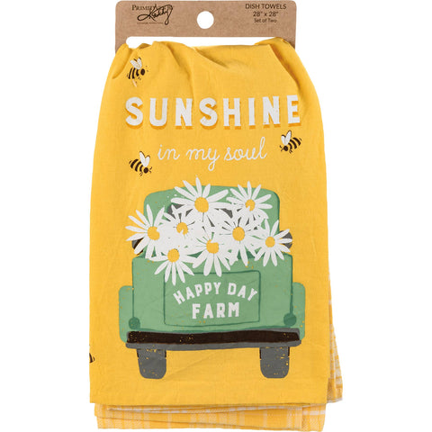 Happy Day Farm Kitchen Towel Set - Primitives by Kathy