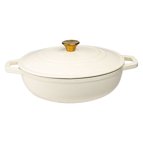 Enameled Cast Iron Dutch Oven: 5 Qt. Green Ombre - Lexi Home
