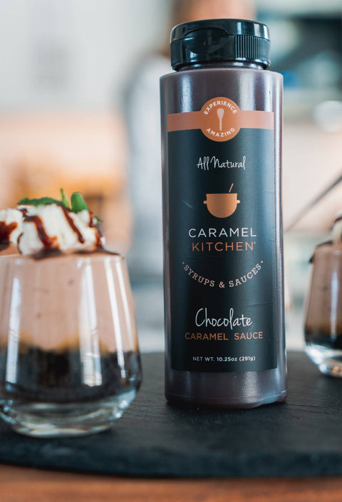 Chocolate Caramel Sauce, 9 oz - Caramel Kitchen